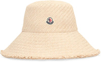 Moncler Raffia Wide Brim Hat
