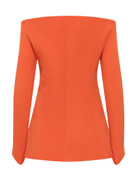 Alessandro Vigilante Blazer With Bare Shoulders