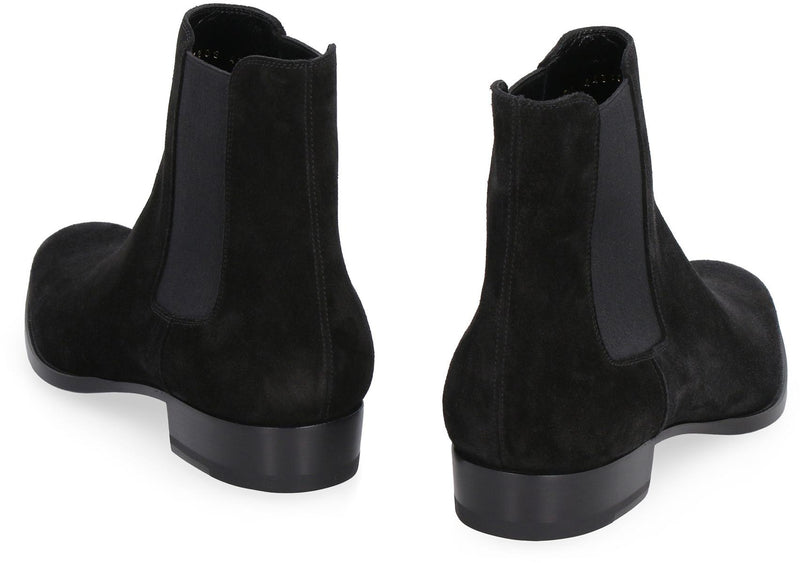Saint Laurent Wyatt 30 Suede Chelsea Boots