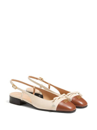 Valentino Garavani Valet Du Roi Leather Ballet Flats
