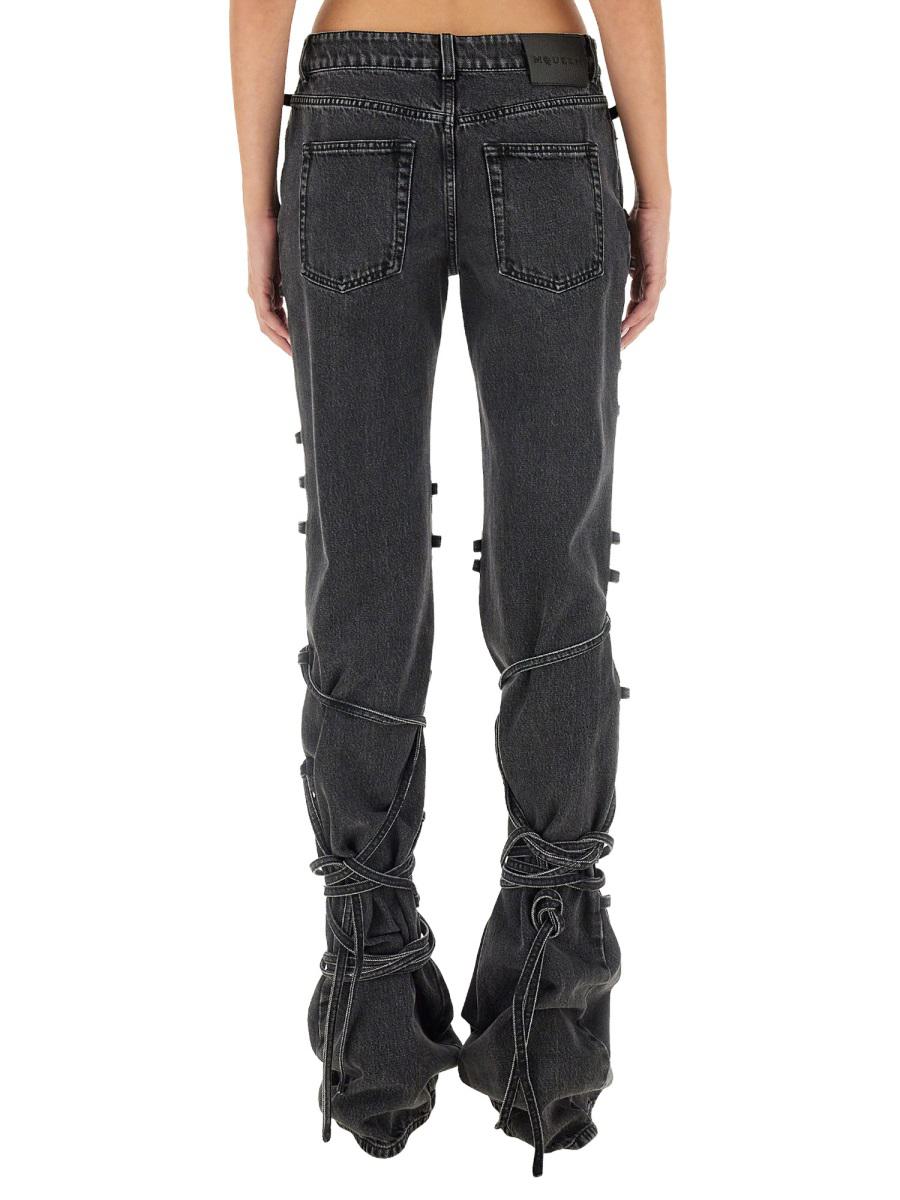 Alexander McQueen Jeans With Knotted Detail