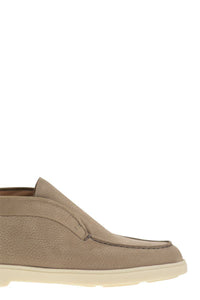 Santoni Desert Boot In Nubuck
