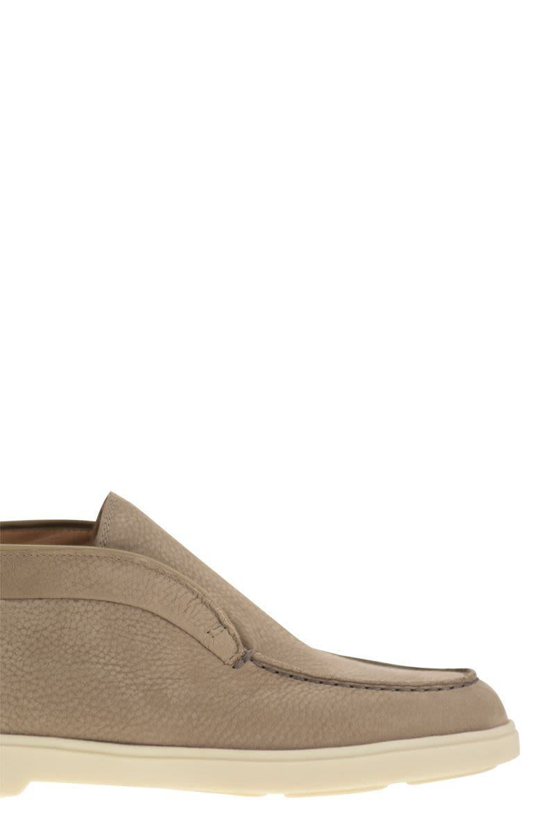 Santoni Desert Boot In Nubuck
