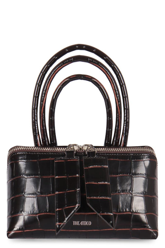 The Attico Mini Bag Friday In Printed Leather