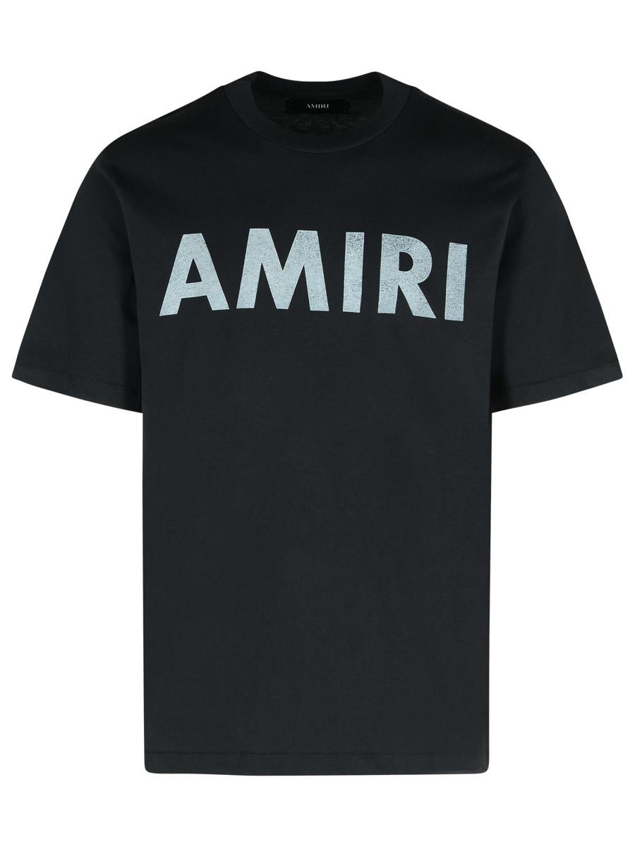 Amiri Black Cotton T-Shirt