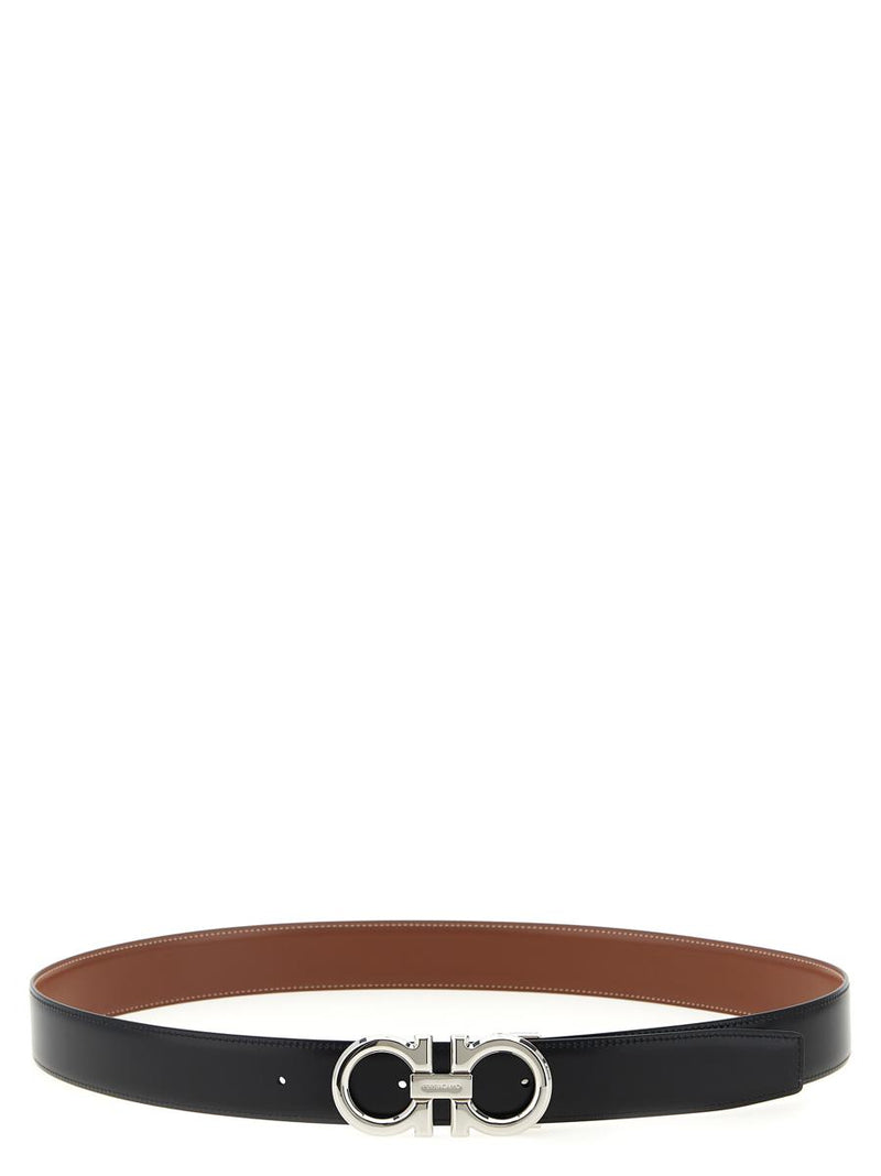 Salvatore Ferragamo 'Gancini' Reversible Belt