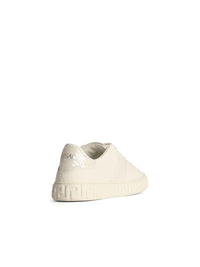 Versace 'Greca' White Leather Sneakers