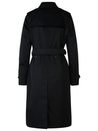 Burberry 'Kensington' Black Polyester Trench Coat