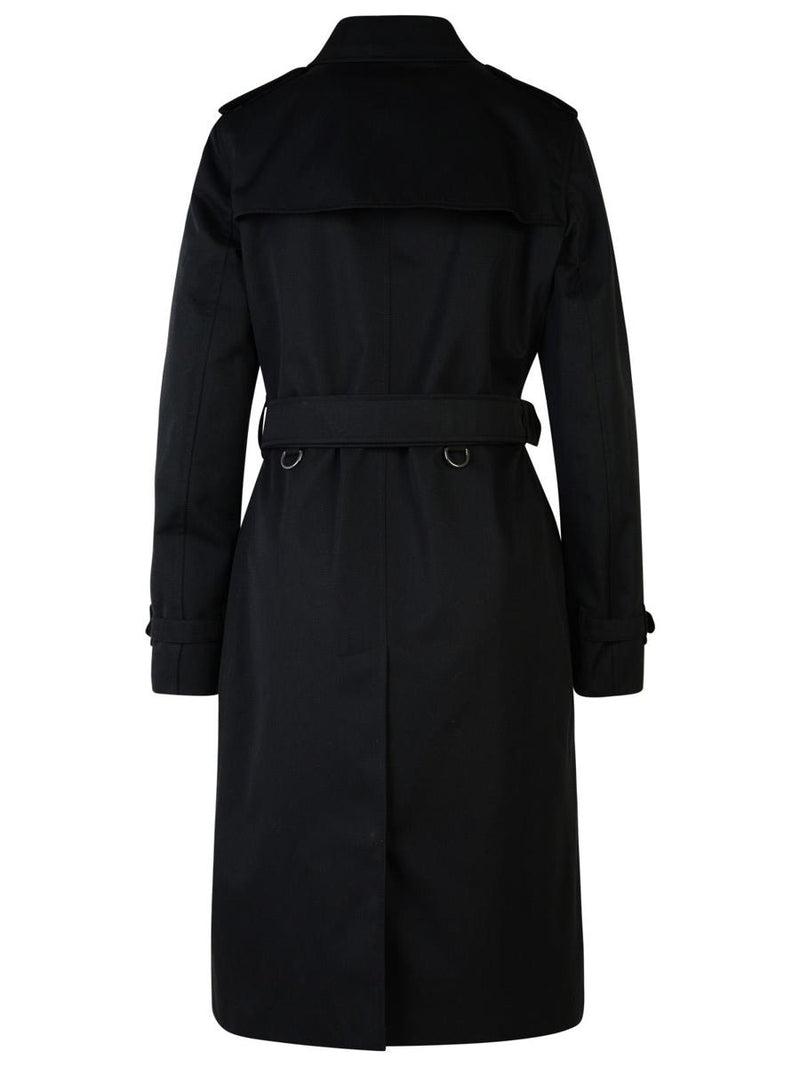 Burberry 'Kensington' Black Polyester Trench Coat