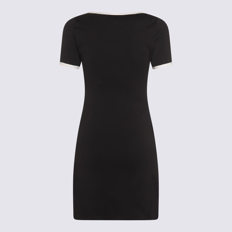Courrèges Black Cotton Mini Dress