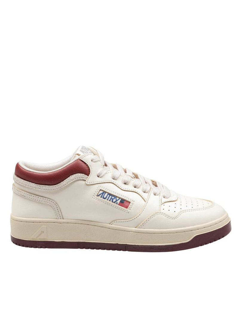 Autry White Leather Sneakers