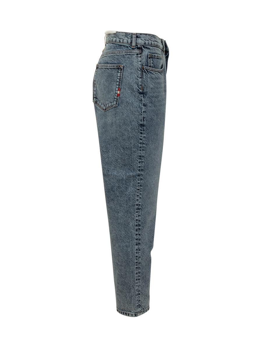 Amish Amish Straight Denim Stonewashed Jeans
