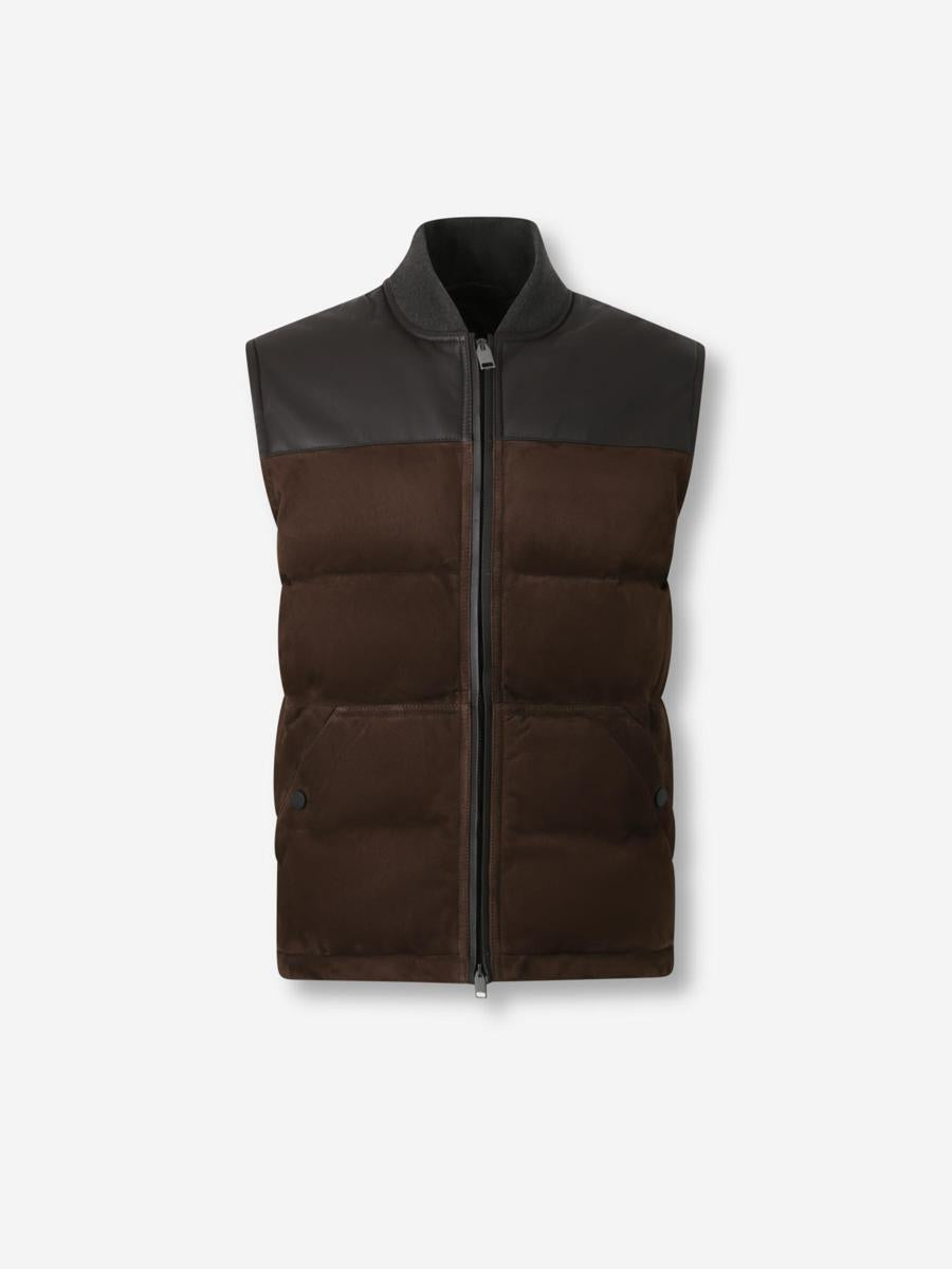 Brioni Leather Vest