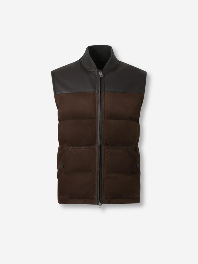 Brioni Leather Vest