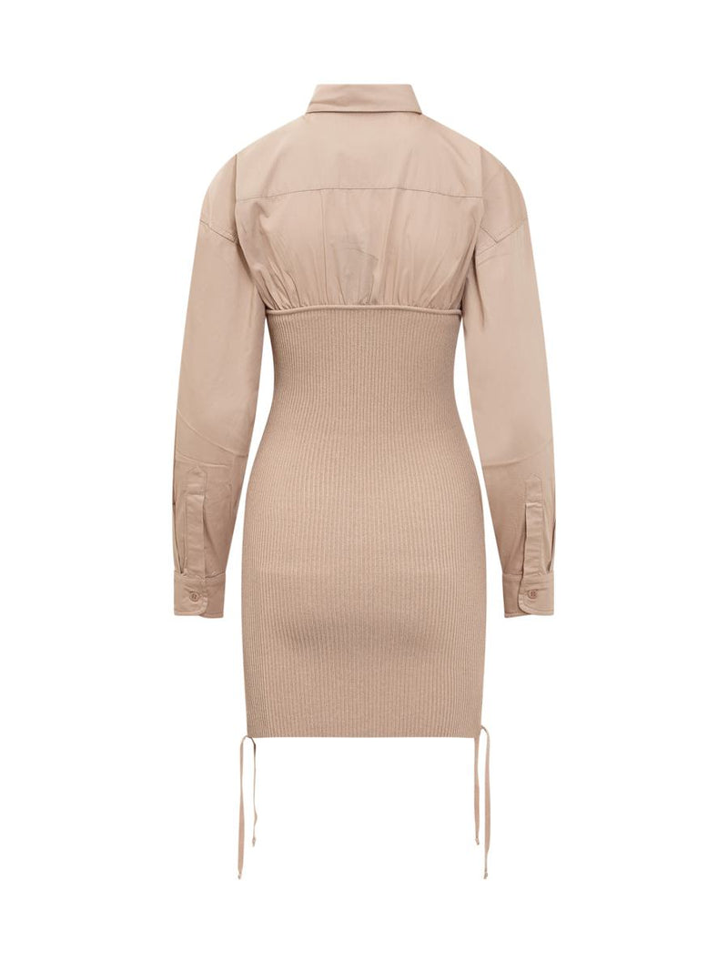 Andreādamo Ribbed Midi Dress