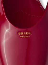 Prada Leather Slingback Ballerina Shoes