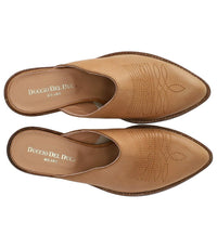 Duccio Del Duca Maverik Western Tan Mule