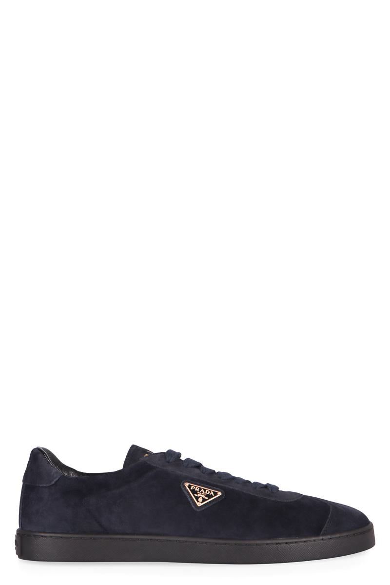 Prada Suede Low-Top Sneakers