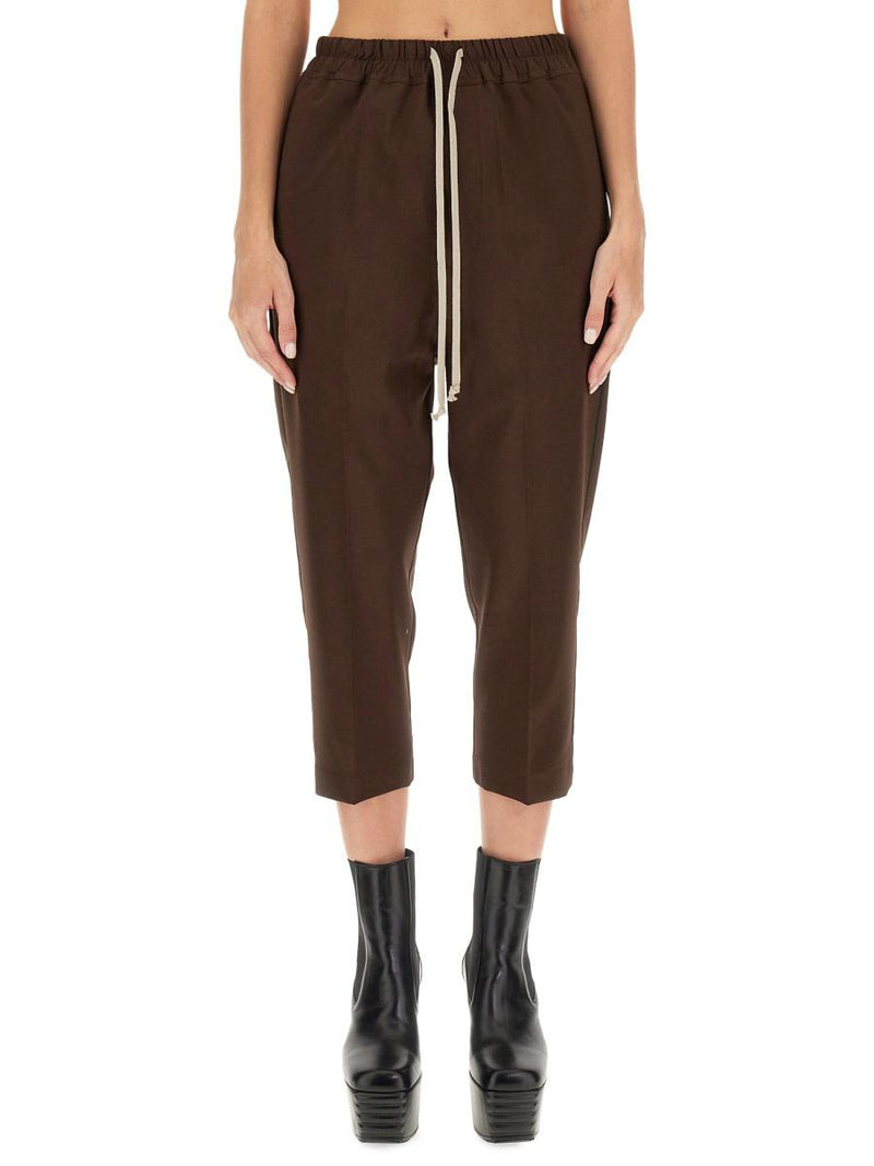 Rick Owens Drawstring Astaires Cropped Pants