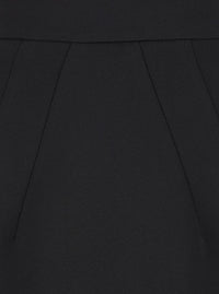 Midi Black Pencil Skirt In Fabric Woman