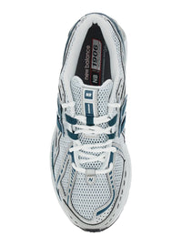 '1906R' Silver Colored Sneaker With Mesh Design And Side Logo In Synthetic Fiber Unisex