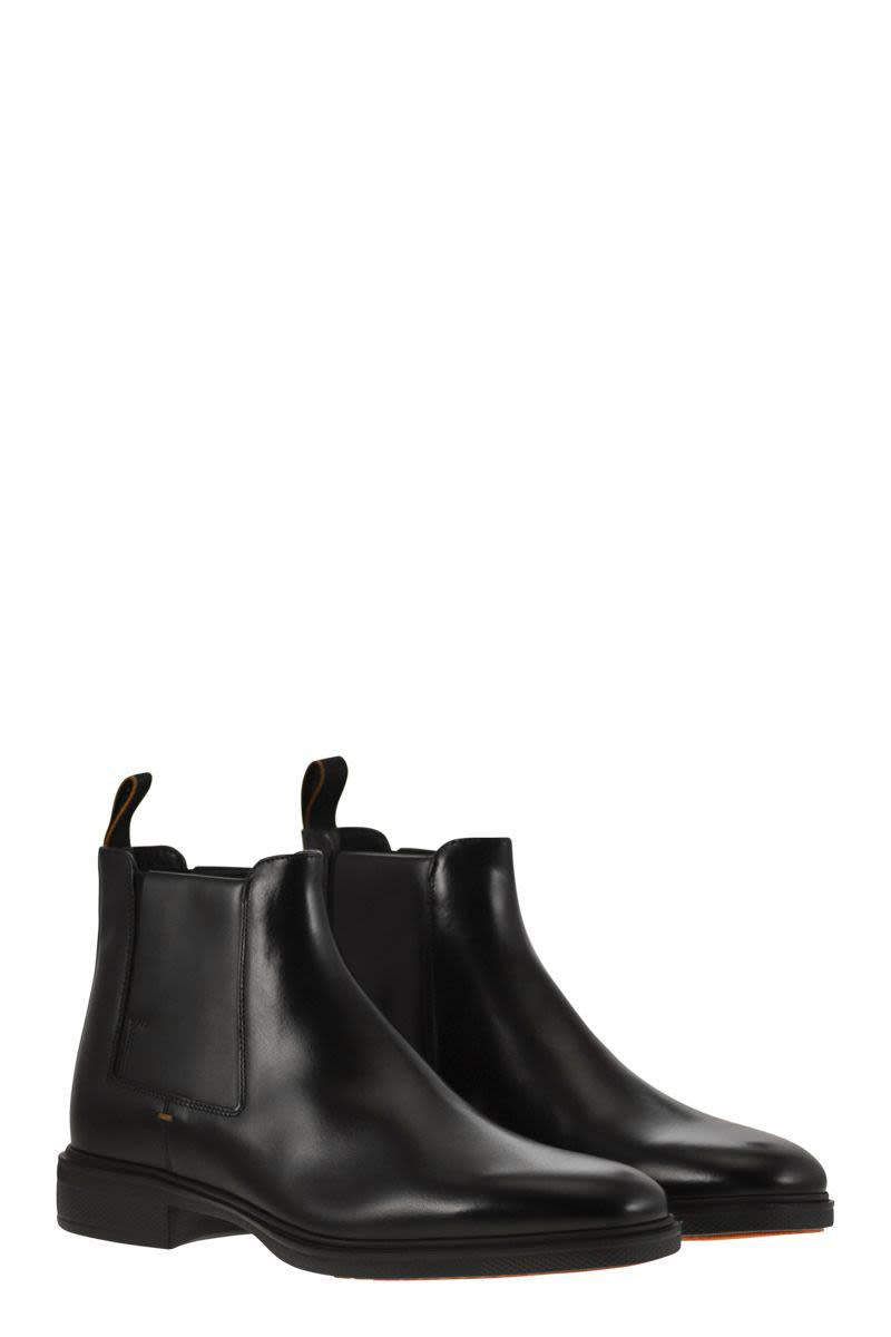 Santoni Easy Leather Boot