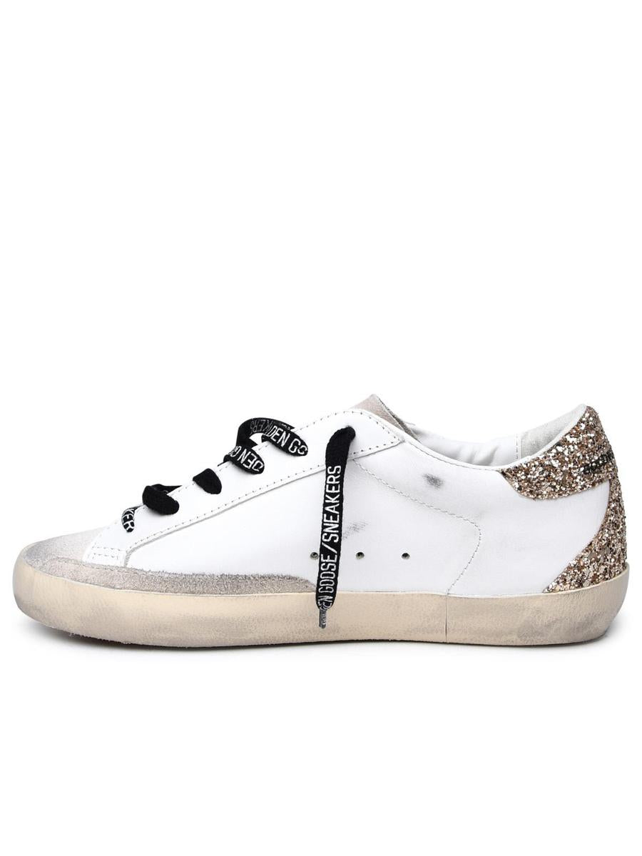 Golden Goose 'Super-Star Classic' White Leather Sneakers