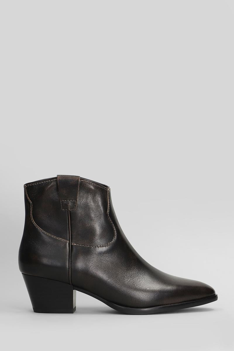 Ash Fame Texan Ankle Boots