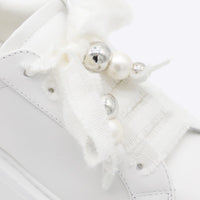 Casadei White Leather Nexus Sneakers