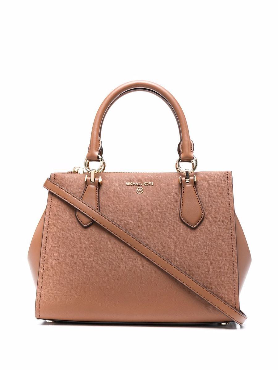 Michael Kors Marilyn Medium Saffiano Leather Satchel Bags