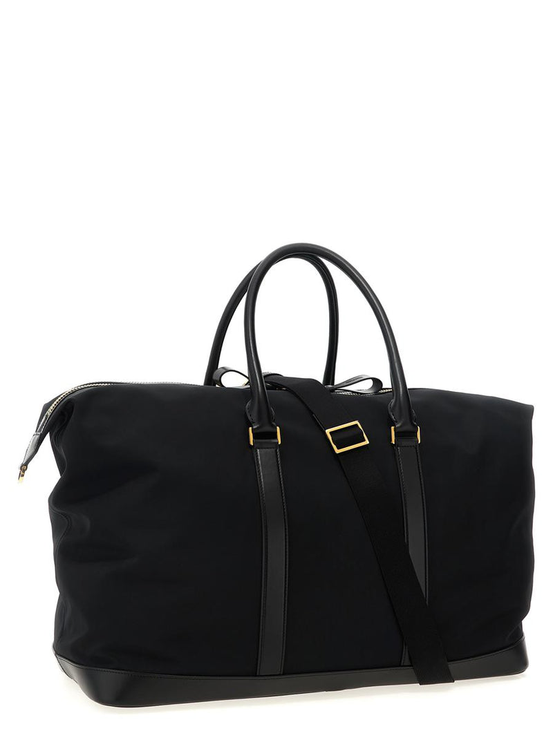Tom Ford Leather Details Travel Bag