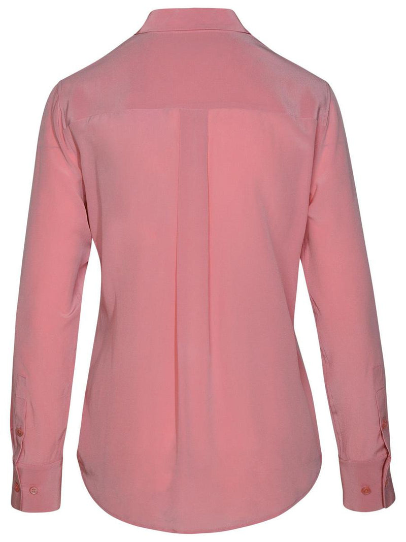 Equipment Pink Silk Shirt