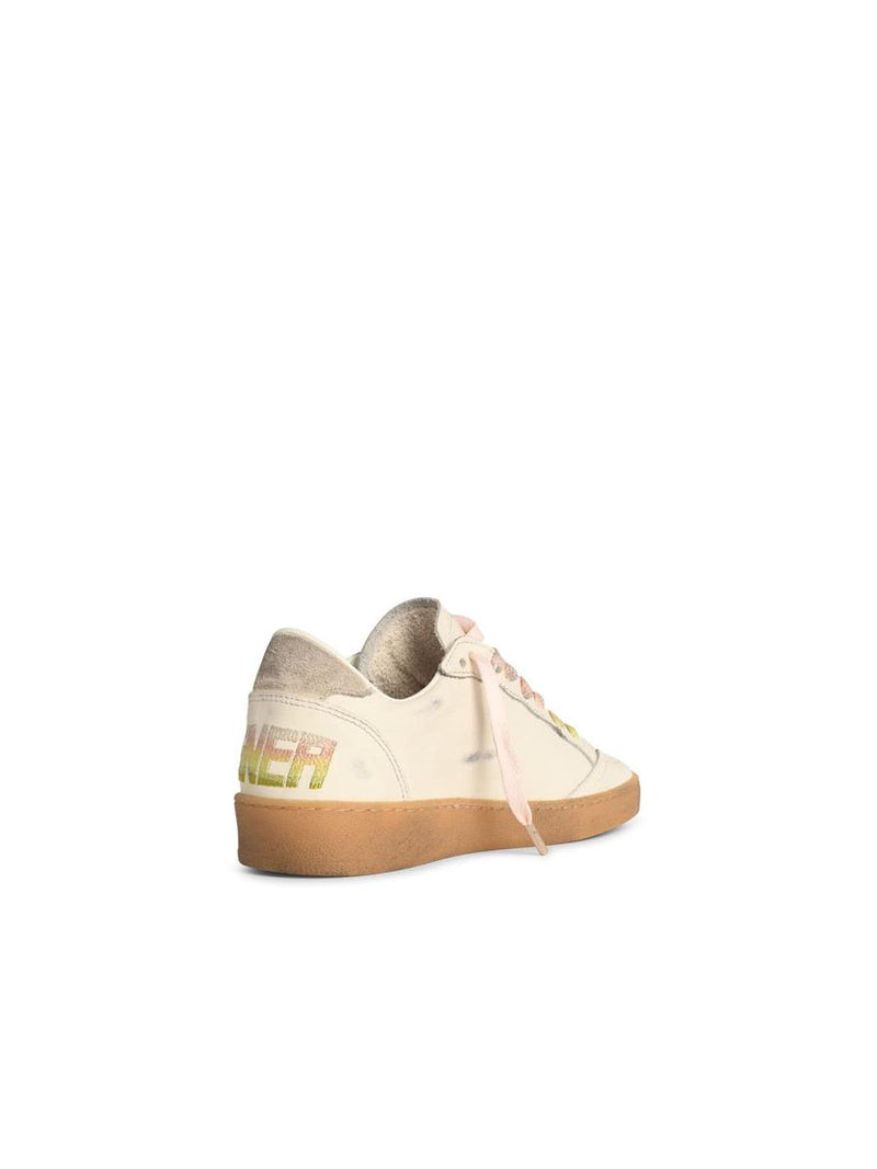 Golden Goose 'Ball-Star' White Leather Sneakers