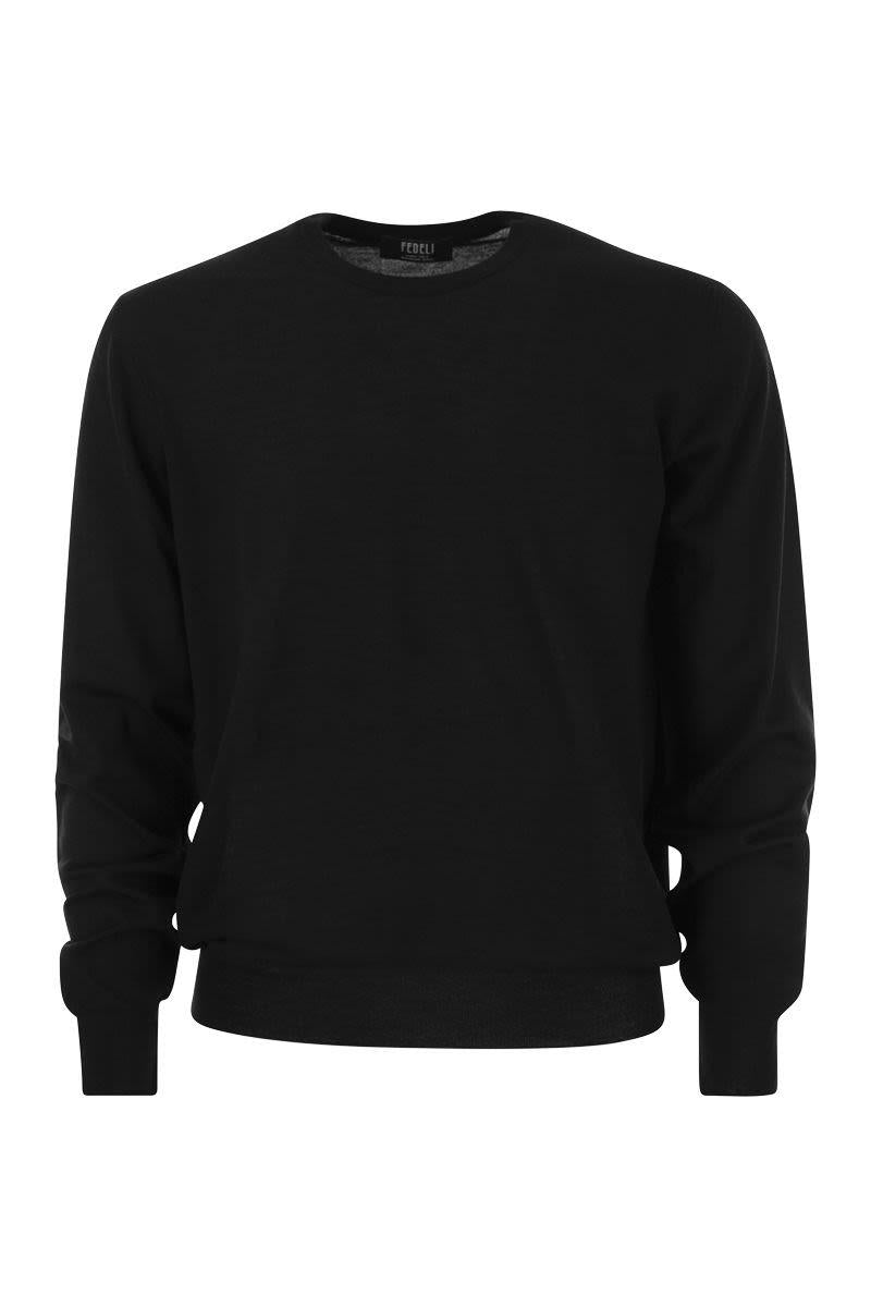Fedeli Crew-Neck Jumper In Wool