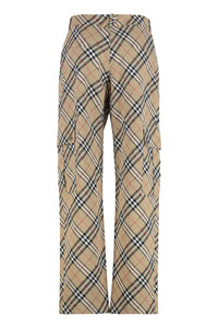 Burberry Linen And Cotton Trousers