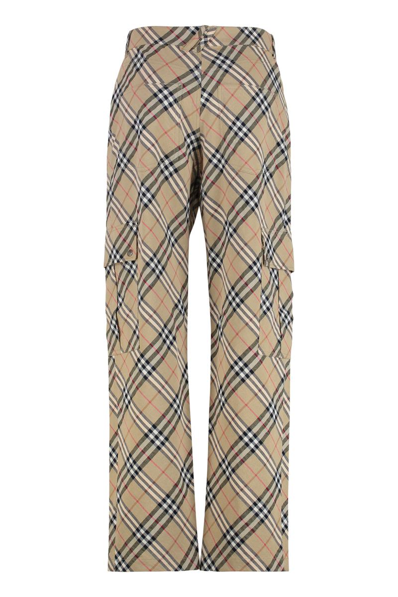 Burberry Linen And Cotton Trousers