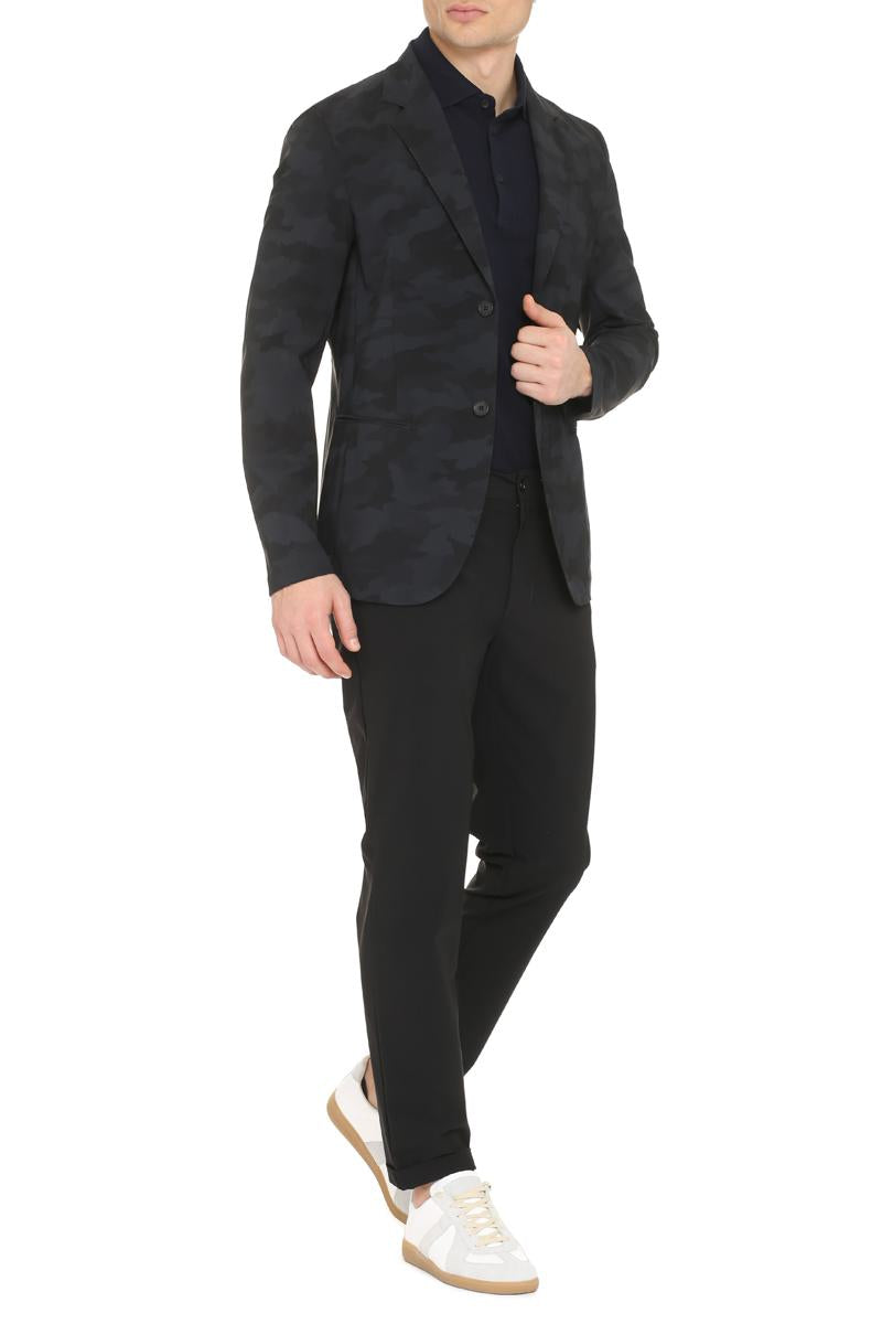 The (Alphabet) The (Jacket) - Single-Breasted Two-Button Jacket