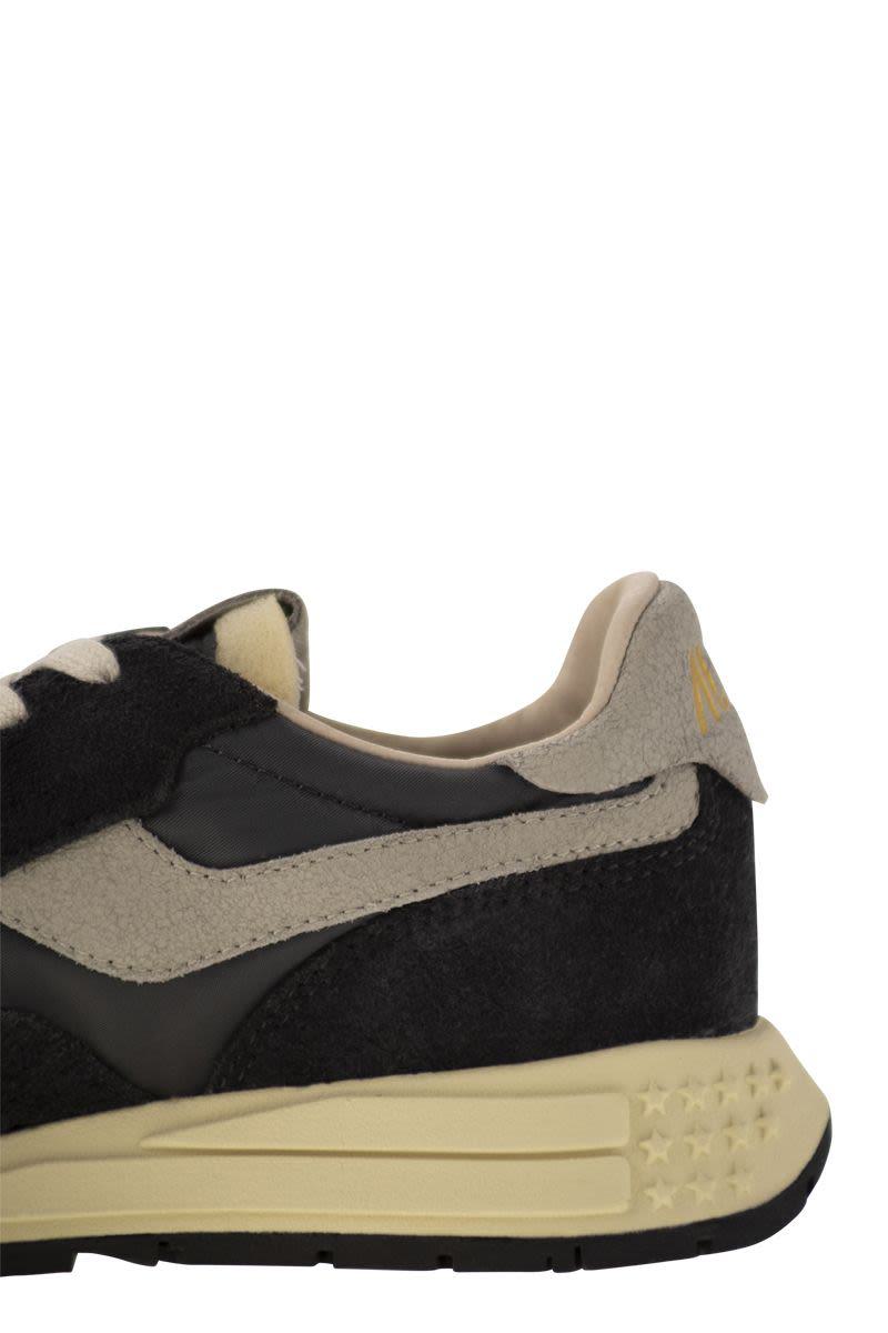 Autry Reelwind - Suede And Technical Textile Trainer