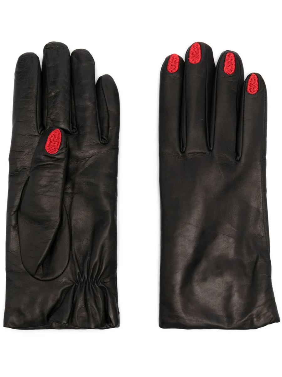 Vivetta Leather Nail Gloves