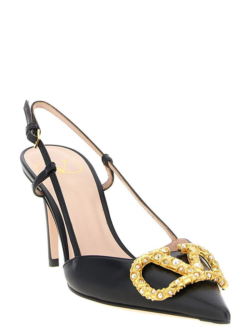 Valentino Garavani Slingback Valentino Garavani Vlogo Signature