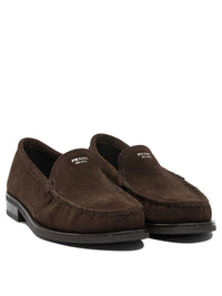 Prada Suede Leather Loafers