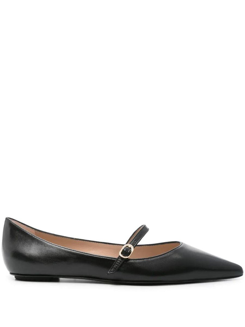 Stuart Weitzman "Emilia" Mary Jane Flat Shoes