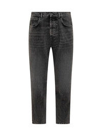 Amish Amish Black Straight Denim Vintage Jeans