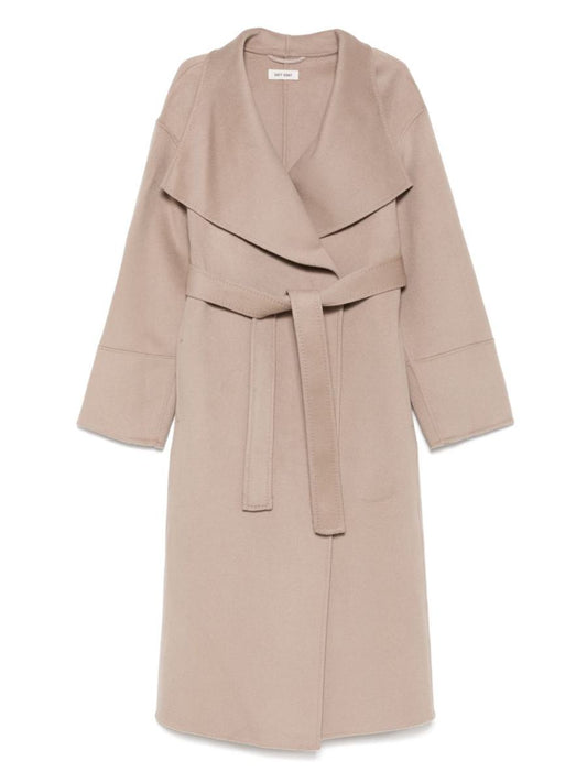 Soft Goat Cashmere Belted Coat