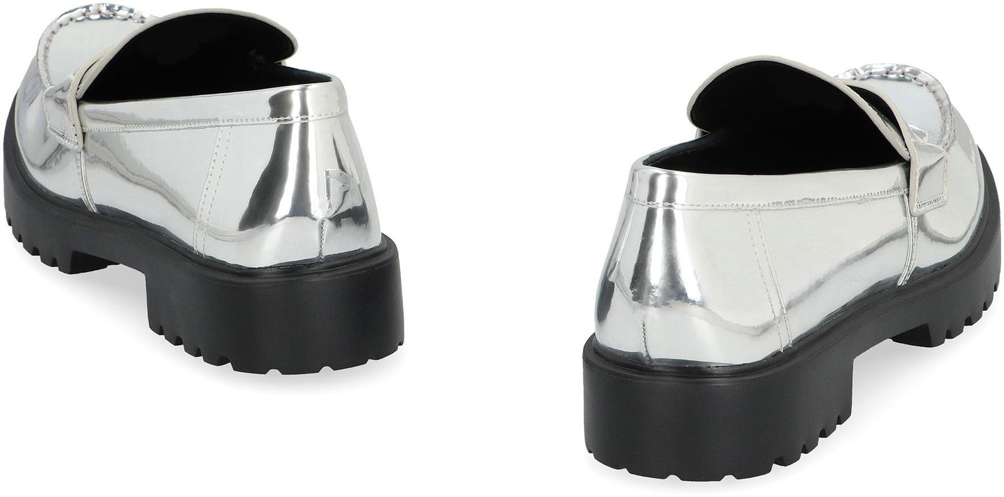 Tory Burch Metallic Eco Leather Loafers