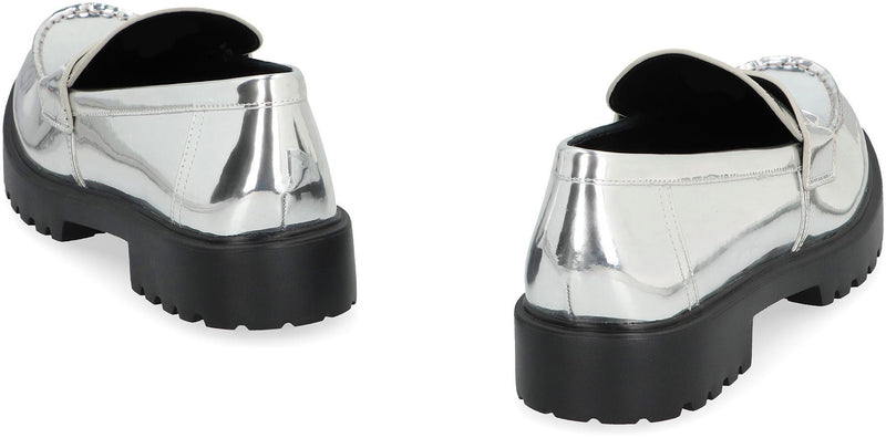 Tory Burch Metallic Eco Leather Loafers