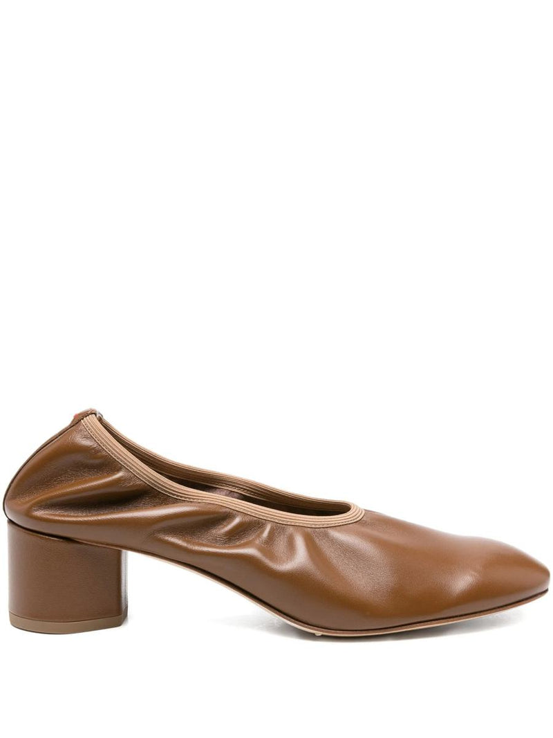 Aeyde Gemma Nappa Leather Tobacco Shoes