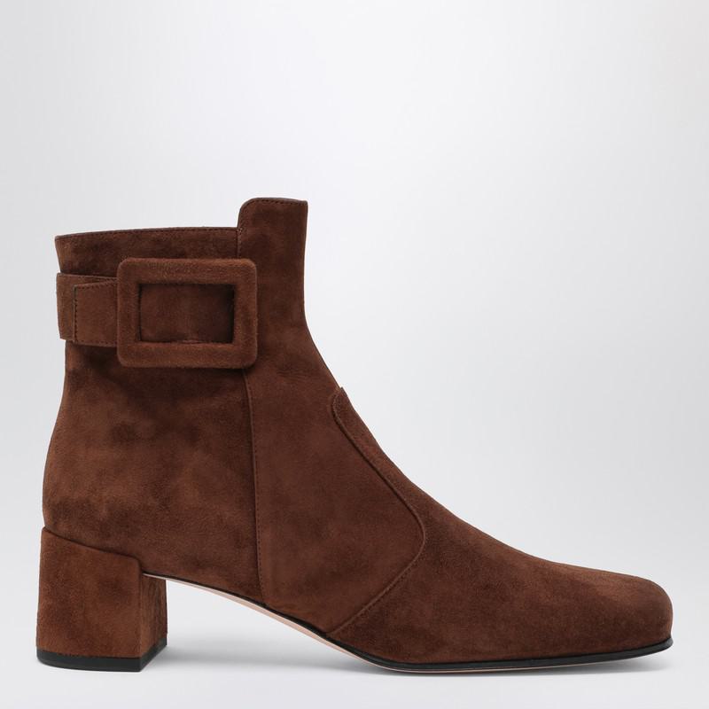 Roger Vivier Très Vivier Ankle Boots In Suede