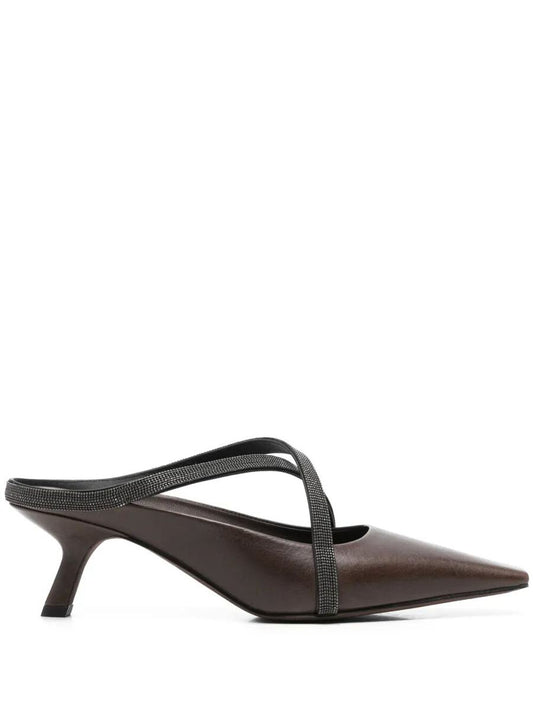 Brunello Cucinelli Square Pointed Sandals Shoes