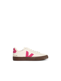 Veja 'Field' White And Fuchsia Leather Sneakers